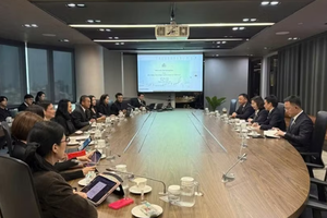 会见现场。图自越南国家证券委员会