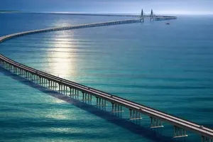 连接芹耶-头顿的跨海桥路。图：Vingroup
