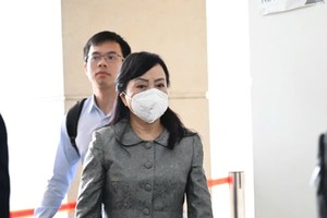 被告人阮氏金进（卫生部原部长）提起上诉，请求减轻刑罚。图：杜忠