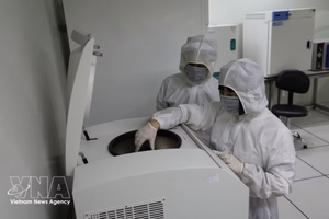 越南科技翰林院材料科学研究所实验室。图自越通社