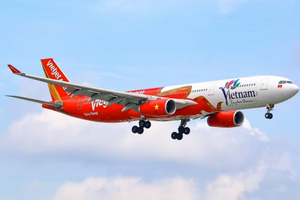 越捷航空公司飞机。图自越捷