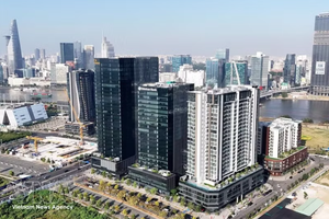胡志明市越南国际金融中心。图自越通社