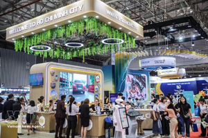 胡志明市国际旅游展逐渐成为国际贸易促进的枢纽。图自越通社