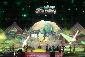 2026年榴莲节开幕式。图自越通社