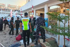 印度尼西亚军队部署救援力量前往受地震影响地区展开救援。图：ANTARA