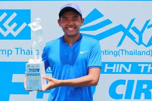 Lý Hoàng Nam đã vô địch đơn nam tại Thái Lan. Nguồn: tư liệu