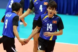 Chủ công Từ Thanh Thuận đã chơi tốt trong đội hình tuyển Việt Nam. Nguồn: tư liệu