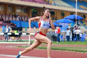 Lan đã có HCB đầu tiên tại giải vô địch châu Á 2017. tác giả: NGỌC HẢI