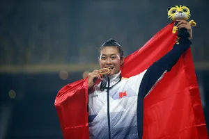 Tú Chinh tự tin sẽ có thành tích tại ASIAD năm sau. Ảnh: NGỌC HẢI 