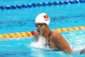 Ánh Viên có HCV nội dung 100m hỗn hợp cá nhân. Ảnh: NHẬT ANH