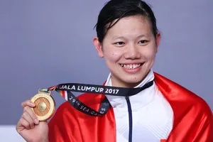 Ánh Viên tiếp tục là ứng viên số 1 trong danh sách VĐV tiêu biểu toàn quốc 2017. Ảnh: DŨNG PHƯƠNG