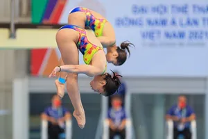 Các tuyển thủ nhảy cầu Việt Nam sẽ không còn giải đấu nào sau SEA Games 31 và chờ tới Đại hội thể thao toàn quốc 2022 tổ chức cuối năm tại Quảng Ninh. Ảnh: DŨNG PHƯƠNG