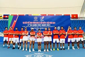 Đội tuyển quần vợt Việt Nam tự tin tranh tài tại SEA Games 31. Ảnh: VTF