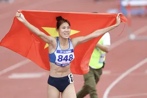 Bùi Thị Nguyên vô địch SEA Games 31. Ảnh: DŨNG PHƯƠNG