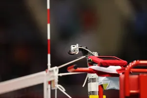 Hệ thống "mắt thần" sẽ được xuất hiện tại giải vô địch bóng chuyền quốc gia sau khi đã có mạnh thường quân đồng hành cùng Liên đoàn bóng chuyền Việt Nam để mua thiết bị. Ảnh: DŨNG PHƯƠNG