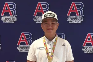 VĐV golf Nguyễn Anh Minh vừa vô địch giải tại Thái Lan. Ảnh: BTC