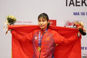 Bạc Thị Khiêm đã có tấm HCV SEA Games 31 và quyết tâm thể hiện tốt nhất khả năng tại giải vô địch châu Á 2022. Ảnh: LƯỢNG LƯỢNG