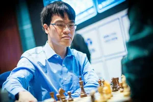 Lê Quang Liêm đã gần tốp 20 thế giới của FIDE. Ảnh: Lennart Ootes