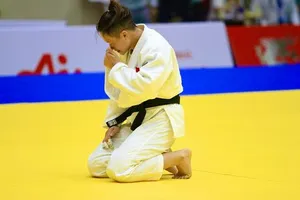 Võ sĩ Thanh Thuỷ có vị trí thứ 7 chung cuộc của hạng cân. Ảnh: BÙI KHẢ TÚ