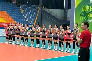 Đội nữ Bộ tư lệnh Thông tin sẽ là nòng cốt của tuyển bóng chuyền nữ Quân đội dự Đại hội thể thao toàn quốc 9-2022. Ảnh: HUỲNH ĐIỆP