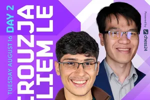 Lê Quang Liêm chưa có chiến thắng sau lượt trận thứ 2 của giải. Ảnh: Chess24