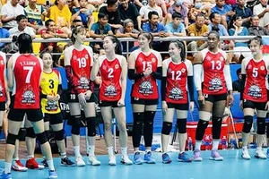 Bóng chuyền nữ Hóa chất Đức Giang HN sẽ có thêm sự chuẩn bị ở công tác huấn luyện cho chuyên môn ở thời gian tới. Ảnh: T.THẢO