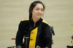 Phí Thanh Thảo chỉ giành được tấm HCĐ cá nhân tại nội dung thi đấu nhóm tuổi trẻ ở giải đang diễn ra tại Hải Phòng. Ảnh: V.LONG