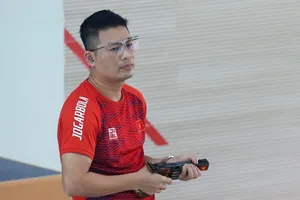 Hà Minh Thành đang là xạ thủ ổn định chuyên môn và được bắn súng Việt Nam kỳ vọng. Ảnh: THANH VŨ