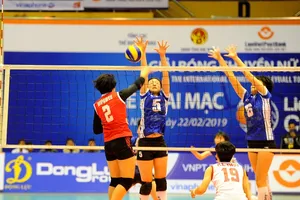 Giải bóng chuyền tại Bắc Ninh trở lại sau 2 năm bị hoãn vì Covid-19. Ảnh: VĂN DUY