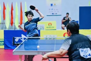 Diệu Khánh đang góp mặt ở giải các đội mạnh quốc gia 2022 và cô có sự chuẩn bị chuyên môn kỹ càng trước Đại hội thể thao toàn quốc năm nay. Ảnh: DUY LINH