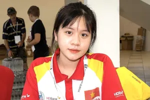 Kỳ thủ Nguyễn Thiên Ngân đã có tấm HCV cờ tiêu chuẩn ở bảng U18 nữ trẻ vô địch châu Á 2022. Ảnh: A.THƯ