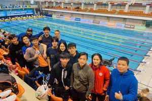 Đội tuyển bơi Việt Nam vẫn đang có những chương trình tập luyện tại Hungary về lâu dài. Ảnh: Q.P