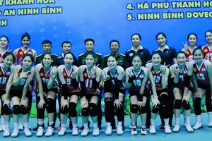 Đội bóng chuyền nữ Quân đội sẽ tập luyện trong nước hướng tới Đại hội thể thao toàn quốc năm nay. Ảnh: BTLTT