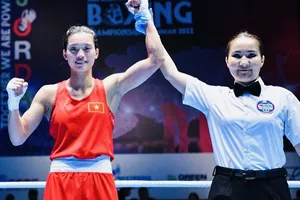 Nguyễn Thị Tâm đã có chiến thắng tại bán kết. Ảnh: ASBC