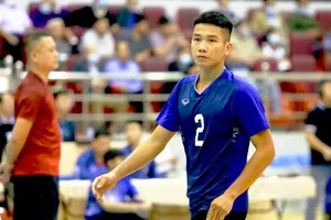 Chủ công Nguyễn Văn Quốc Duy dự kiến sẽ khoác áo đánh thuê cho đội nam Thể Công tại giải vô địch quốc gia năm nay. Ảnh: BCVN