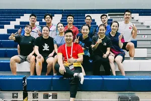 Đội cầu lông Việt Nam tại Thái Lan lúc này. Ảnh: BẰNG ĐỨC