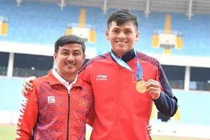 Lương Minh Sang từng giành HCV tại Đại hội thể thao toàn quốc lần 9-2022. Ảnh: M.SANG