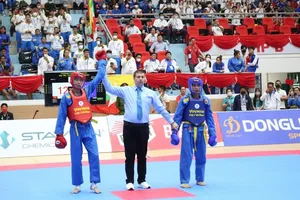 Giải vovinam vô địch Đông Nam Á 2023 được tổ chức tại Campuchia là cơ hội cho các võ sĩ được làm quen với địa điểm tranh tài trước khi chính thức dự SEA Games 32. Ảnh: NHẬT ANH