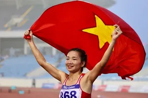 Tuyển thủ Nguyễn Thị Oanh là một trong những người thi đấu nổi bật tại SEA Games 31 năm ngoái. Ảnh: DŨNG PHƯƠNG