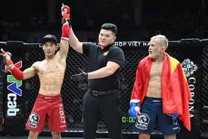 Liên đoàn võ thuật tổng hợp Việt Nam đã thông tin về hình thức xử lý trận đấu gây nhiều tranh cãi vừa qua. Ảnh: VMMAF