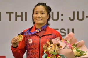 Phùng Thị Huệ quyết tâm có thành tích cao nhất tại kỳ SEA Games 32 này. Ảnh: TNVN