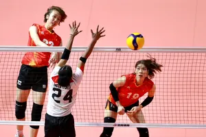 Lâm Oanh (19) đang là cầu thủ chuyền hai quan trọng của đội tuyển bóng chuyền nữ Việt Nam. Ảnh: DŨNG PHƯƠNG