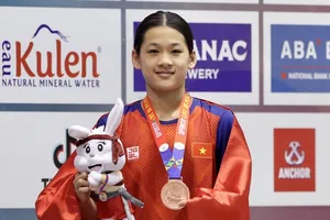 Tuyển thủ Nguyễn Thúy Hiền sẽ là một trong những tuyển thủ trẻ được bơi Việt Nam tập trung đầu tư để phát triển chuyên môn thời gian tới. Ảnh: DŨNG PHƯƠNG
