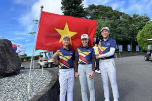 Nguyễn Anh Minh (trái) đã có hạng 5 tại giải ở Đài Bắc Trung Hoa. Ảnh: CƯỜNG KHANG