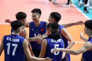 Đội tuyển bóng chuyền nam Việt Nam tiếp tục tìm nhân sự mới bổ sung vị trí chủ công. Ảnh: DŨNG PHƯƠNG