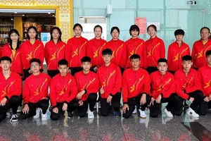 Tuyển bóng bàn trẻ Việt Nam đã tới Brunei thi đấu giải trẻ Đông Nam Á 2023. Ảnh: X.H