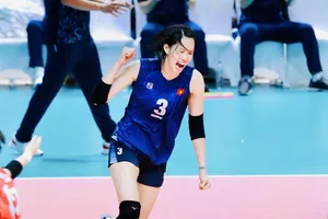 Thanh Thúy đang có phong độ cao cùng đội tuyển bóng chuyền nữ Việt Nam nhưng cô sẽ trở lại Nhật Bản trong tháng 9. Ảnh: DŨNG PHƯƠNG