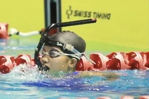 San San đang là gương mặt có chuyên môn tốt và khả năng phát triển tương lai xa của lặn Việt Nam. Ảnh: TTXVN