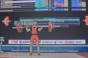 Đỗ Tú Tùng đang là một trong những gương mặt cử tạ trẻ xuất sắc của Việt Nam. Ảnh: IWF
