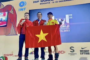 Cử tạ Việt Nam sẽ tiếp tục dự giải vô địch thế giới 2023 để tìm thêm những thành tích quan trọng nhằm tranh vé Olympic 2024 cũng như chuẩn bị tốt nhất cho ASIAD 19-2022. Ảnh: HUY HÙNG